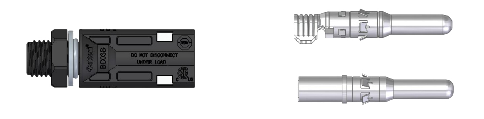 BC03H Photovoltaic Connector (Female and Male Cable Coupler)